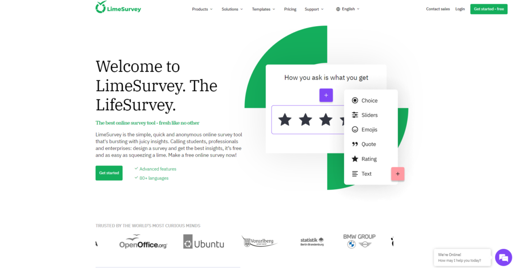 LimeSurvey - Alternative of SurveyMonkey