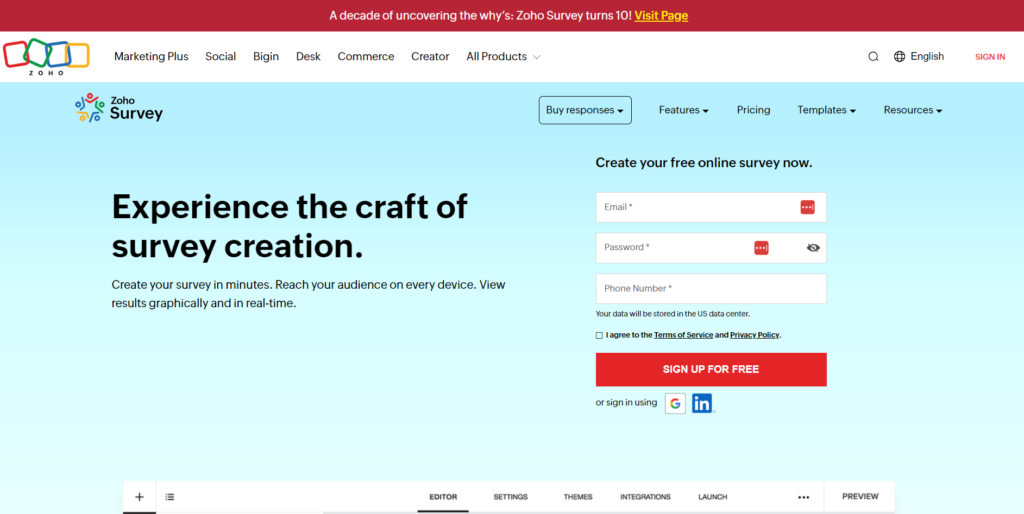 Zoho Survey